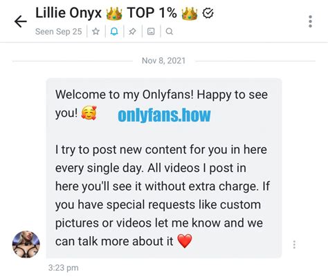 OnlyFans Welcome Messages Ideas With Examples 